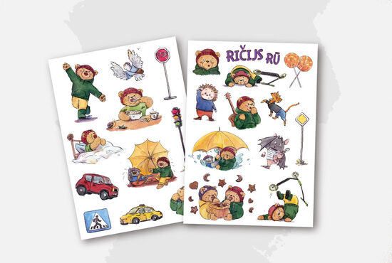 Ričijs Rū PILSĒTĀ uzlīmes (2 A5)